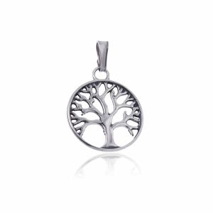 Wisiorek oksydowany drzewko szczęścia