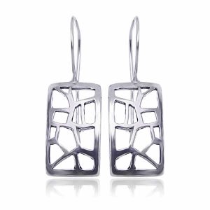 Kolczyki prostokątne