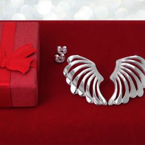 Kolczyki duże skrzydła