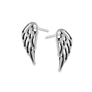 Kolczyki skrzydła oksydowane 14 mm