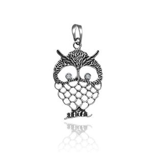 Wisior ażurowa sowa