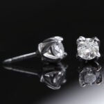 Kolczyki z cyrkonią 5mm