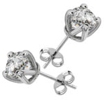 Kolczyki z cyrkonią 5mm