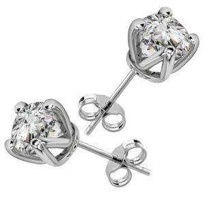 Kolczyki z cyrkonią 5mm