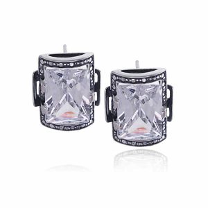 Kolczyki cyrkonia 10x14mm