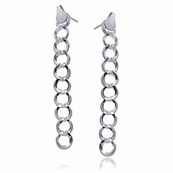 Kolczyki wiszące kółka 1 Kolczyki wiszące kółka