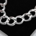 Naszyjnik kółka 45cm