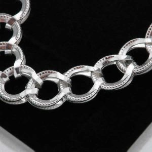 Naszyjnik kółka 45cm