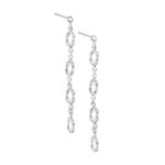 Wiszące plecione kolczyki