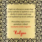 Pudełko z grawerem - Gratulacje