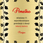 Pudełko z grawerem - Gratulacje