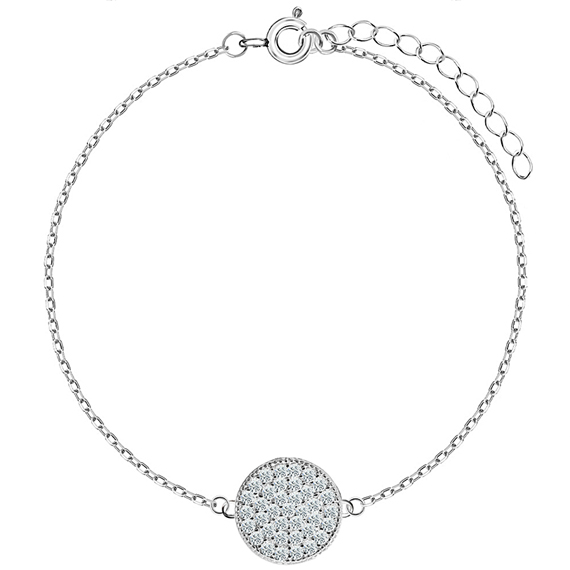 Bransoletka z cyrkoniami 1 Bransoletka z cyrkoniami