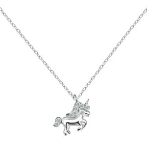 Naszyjnik celebrytka z jednorożcem