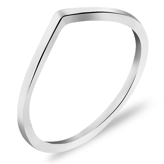 Srebra obrączka "V" 1 Srebra obrączka "V"