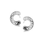 Kolczyki owalne rogale