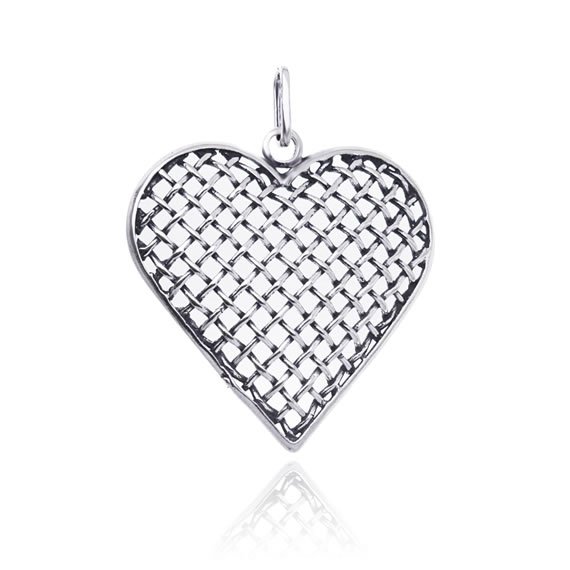 Wisior serce jednostronne 1 Wisior serce jednostronne