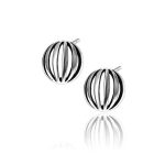 Kolczyki bombki ażurowe