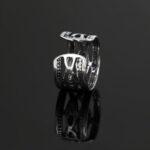 Nausznica zaciskowa ażurowa