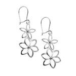 Kolczyki wiszące kwiaty bigiel