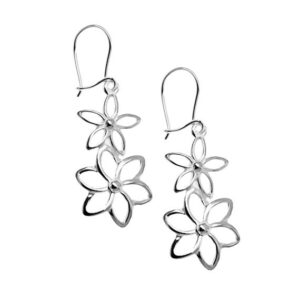 Kolczyki wiszące kwiaty bigiel