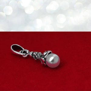 Wisiorek zdobiony z perłą 6mm