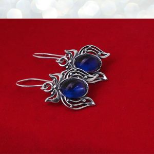 Kolczyki z kamieniem