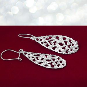Ażurowe kolczyki