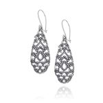 Kolczyki wiszące ażurowe