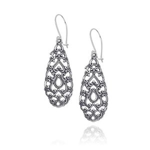 Kolczyki wiszące ażurowe