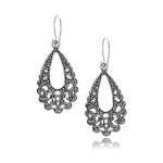 Kolczyki wiszące ażurowe