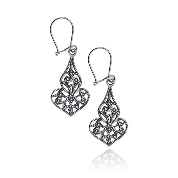 Kolczyki wiszące ażurowe 1 Kolczyki wiszące ażurowe