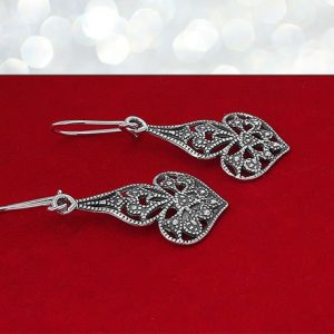 Kolczyki wiszące ażurowe