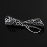 Kolczyki ażurowe stożki