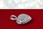 Ażurowy wisiorek serce