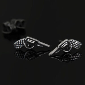 Kolczyki rewolwery/pistolety