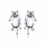 Kolczyki ruchome kotki