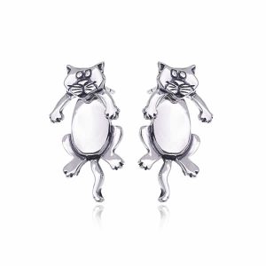 Kolczyki ruchome kotki