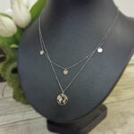 Podwójny naszyjnik z mapą