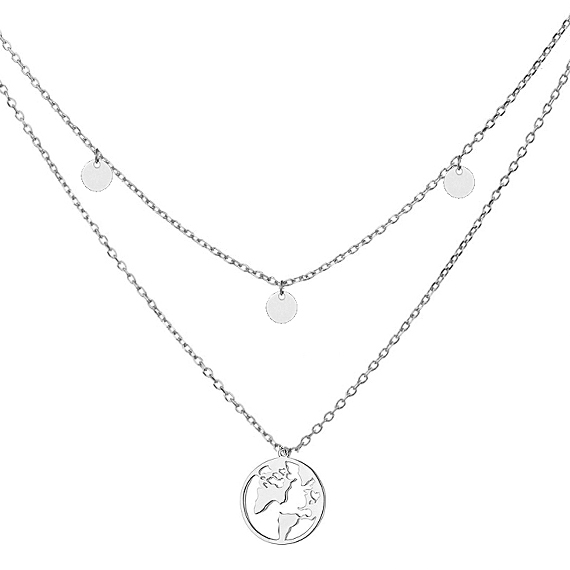 Podwójny naszyjnik z mapą 1 Podwójny naszyjnik z mapą