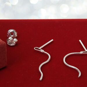 Kolczyki wiszące łańcuszki 3cm