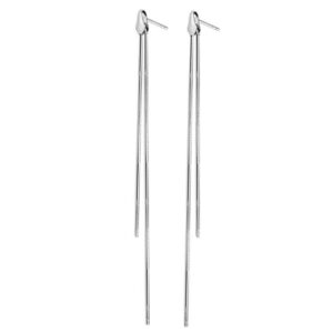 Kolczyki łańcuszki podwójne stopniowane 7cm