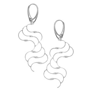 Kolczyki ażurowe falki