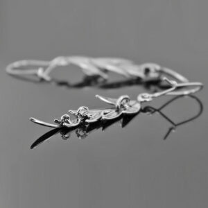 Kolczyki boho listki