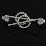 Kolczyki kółka z rurką