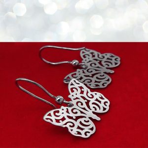 Motyle gładkie ażurowe