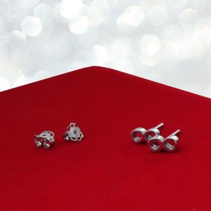 Kolczyki znak nieskończoności małe