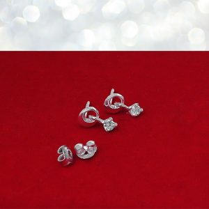 Kolczyki subtelne z cyrkonią