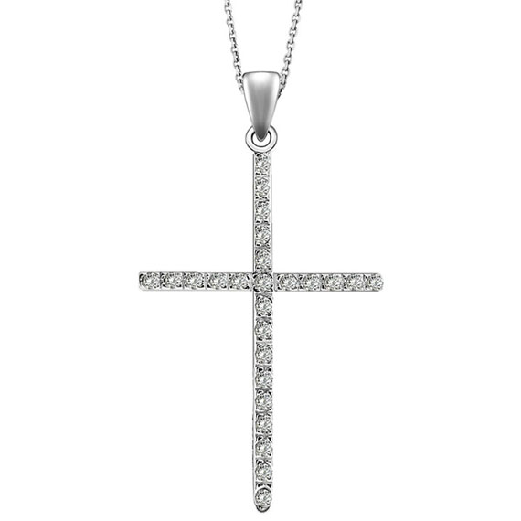 Krzyżyk z cyrkoniami 1 Krzyżyk z cyrkoniami