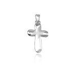 Srebrny krzyżyk zaokrąglony