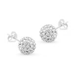 Kolczyki Swarovskiego kule 8mm